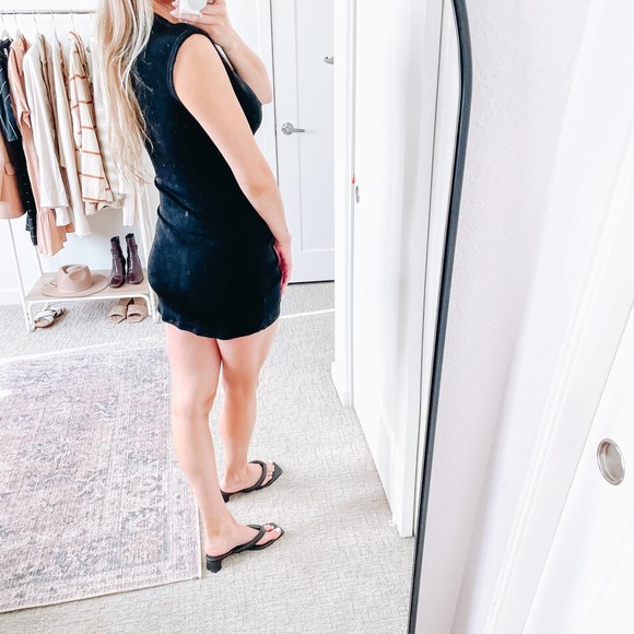 WITH JEAN Roxy Black Cut Out Mini Dress - Picture 4 of 14